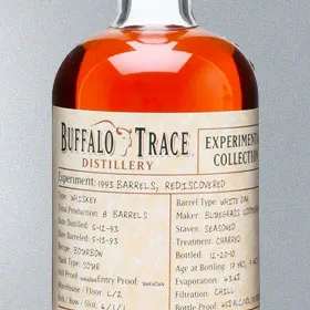Buffalo Trace Experimental Collection 1993 Barrels, Rediscovered