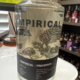Empirical x Frederick (Anderson)
roasted pecan distillate, pine, needle, distillate, Angelica root distillate, French wheat spirit