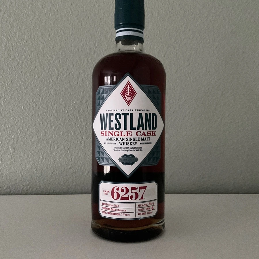 Westland Single Cask #6257 American Single Malt