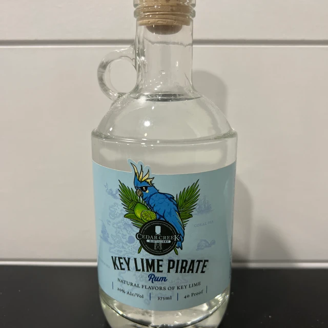 Cedar Creek Key Lime Pirate Rum