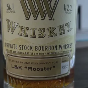 Wyoming Whiskey Private Stock Bourbon (L&K Rooster)