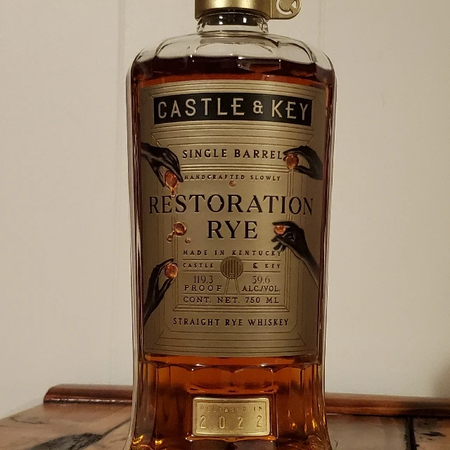Castle & Key Restoration Rye Single Barrel #1693