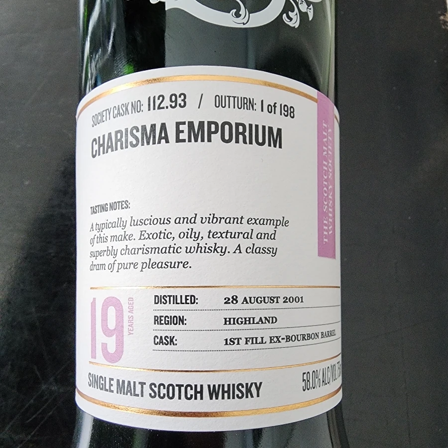 Charisma Emporium SMWS 112.93
