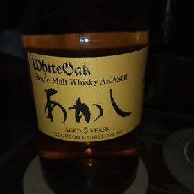 Akashi white oak single malt 5 year, bourbon barrel