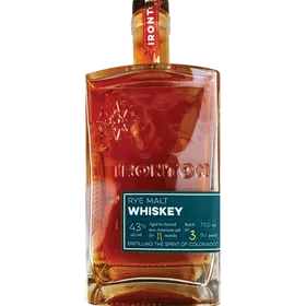 Ironton Colorado Straight Rye Malt Whiskey