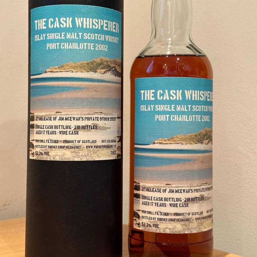 The Cask Whisperer: Jim McEwan's Private Stock 2nd Release 2020 Port Charlotte 2002