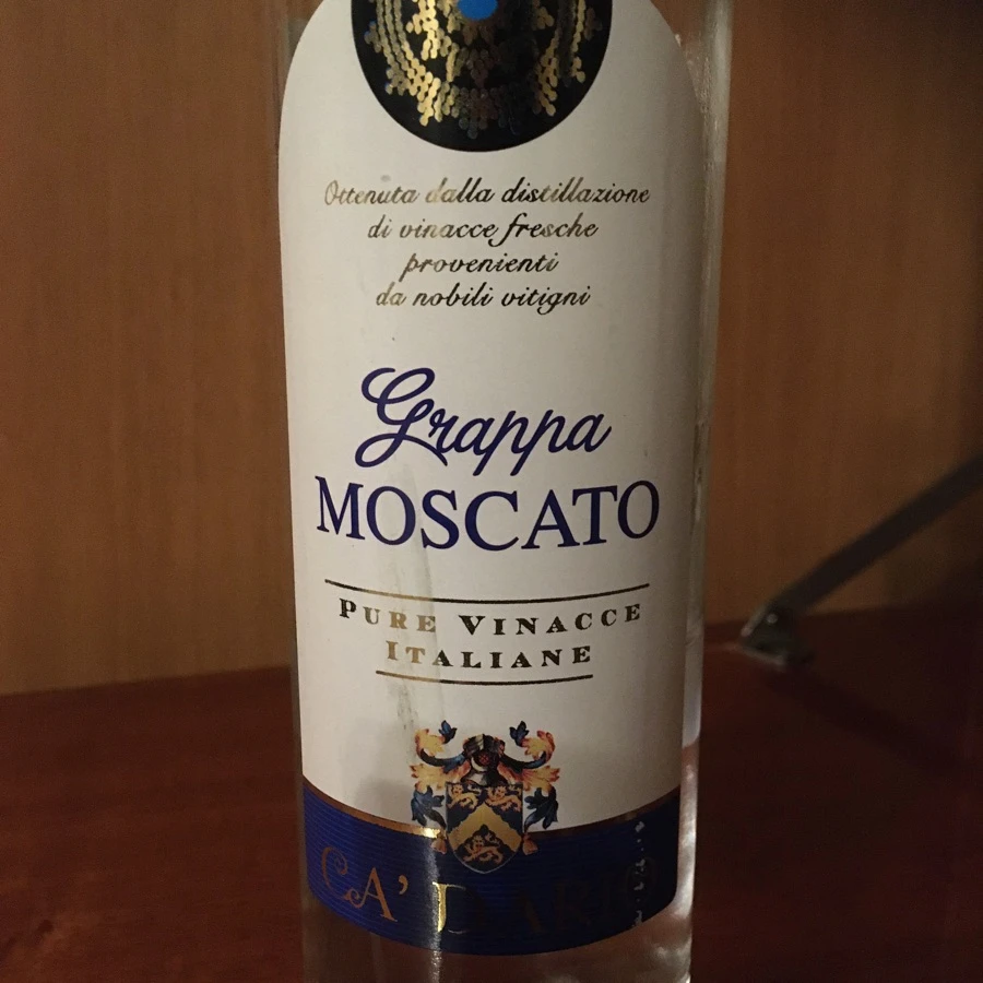 Grappa Moscato Ca'Dario Valdoglio