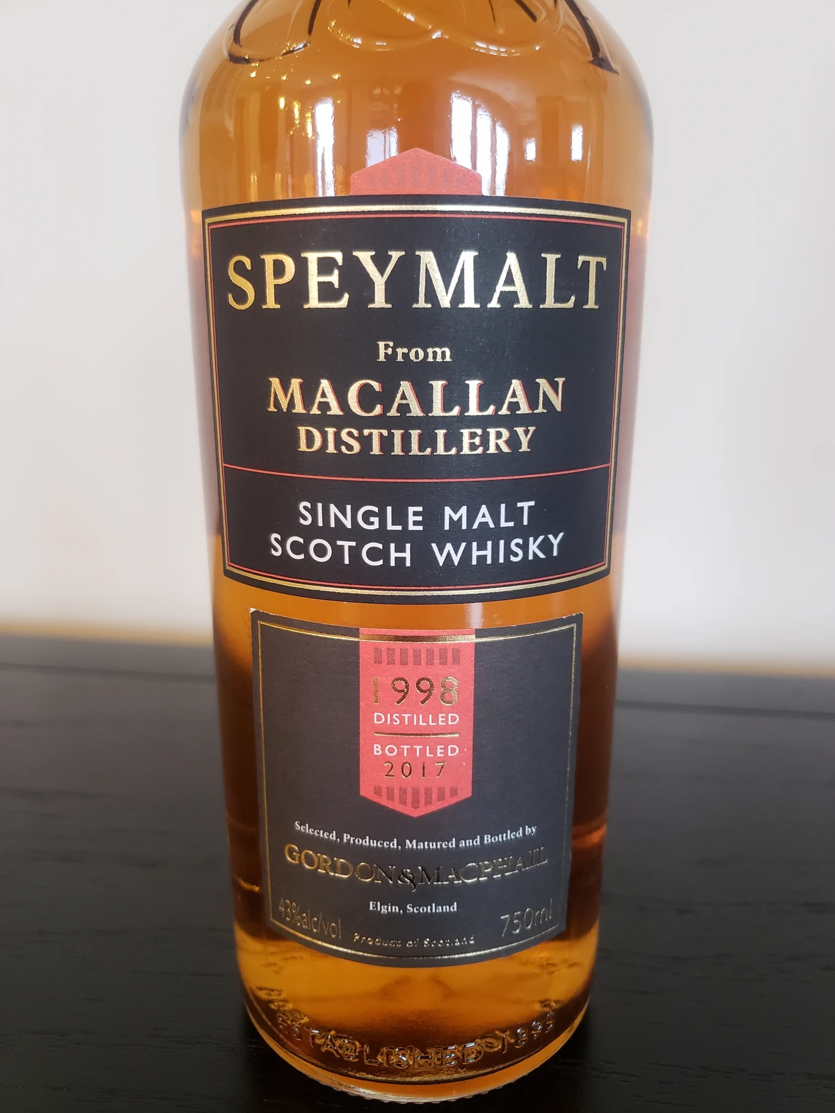 Macallan Speymalt 1998 (Gordon & Macphail)