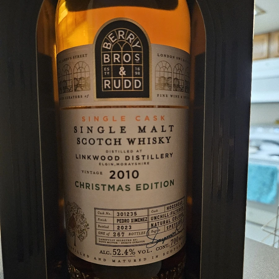 Berry Bros and Rudd Linkwood 2010 Christmas Edition