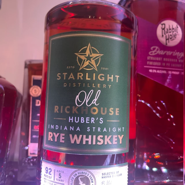 Starlight Old Rickhouse Huber's Indiana Straight Rye