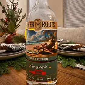 River Roots "Ryes & Shine" Straight Rye Whiskey Single Barrel pick by Red Hot Liquors