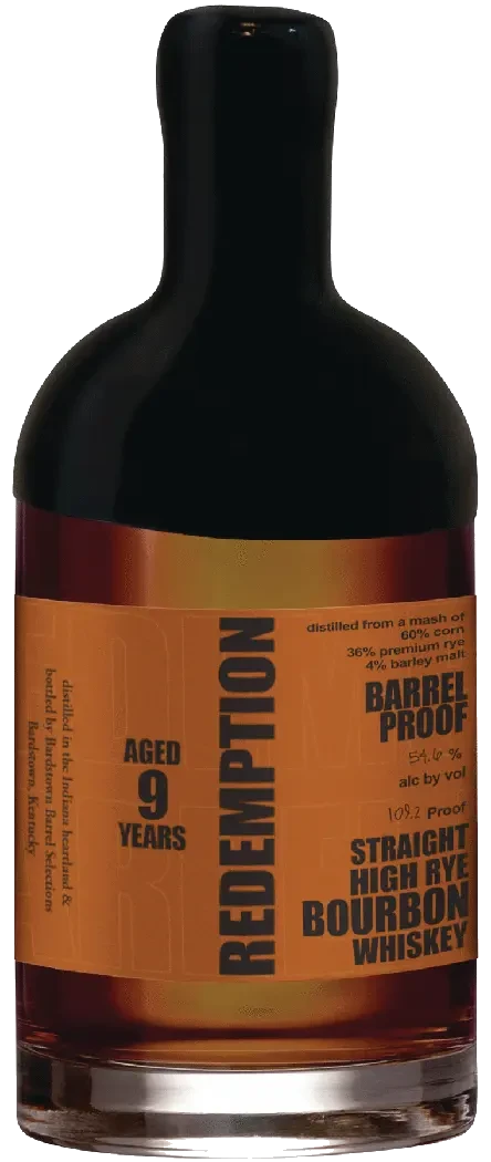 Redemption Barrel Proof 9 Year Straight High-Rye Bourbon
