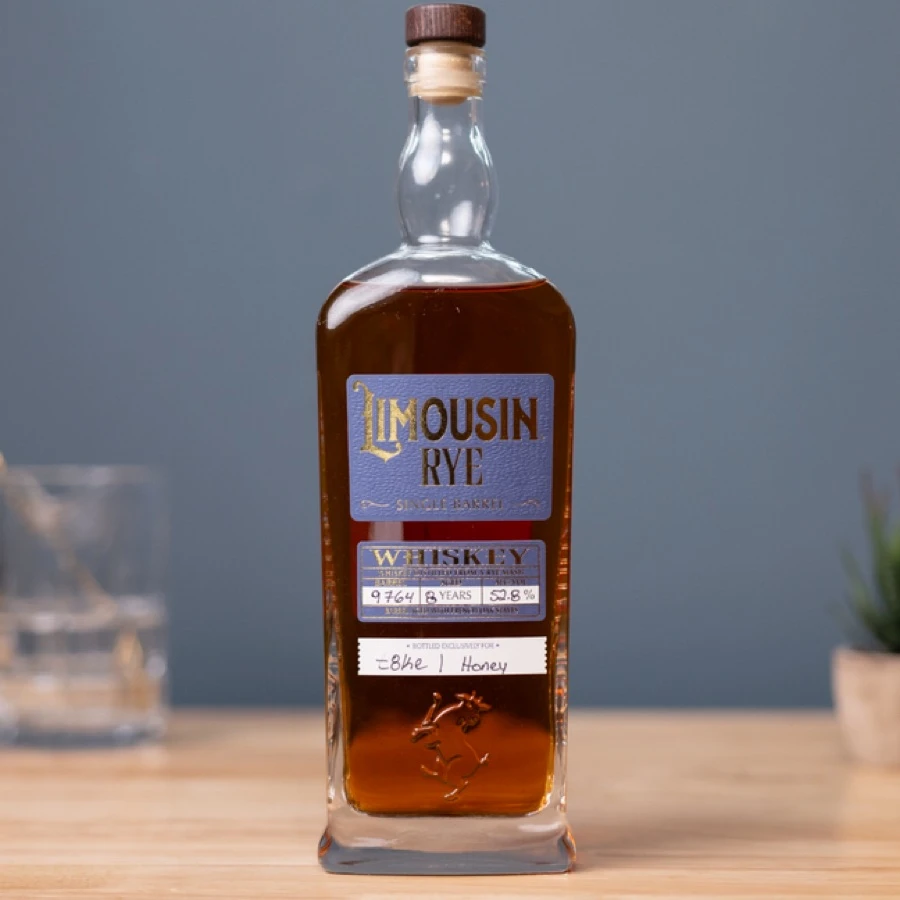 Dancing Goat Limousin Rye #9764 8 Year Honey Finished r/Bourbon Single Barrel Program