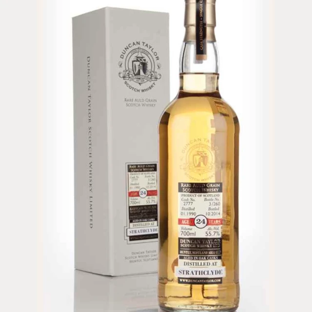 Strathclyde 24 Year Old 1990 (cask 2777) - Rare Auld Grain (Duncan Taylor)