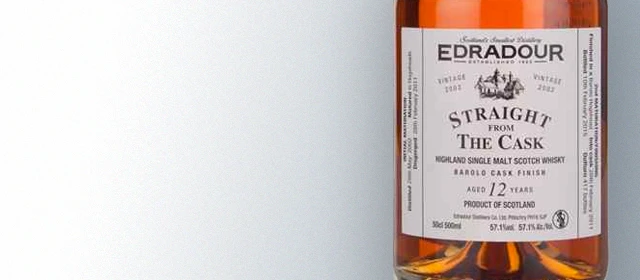 Edradour 2002 Straight from the Cask Barolo Cask Finish 12 Year