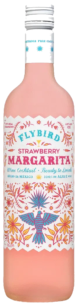 Flybird Strawberry Margarita Wine Cocktail