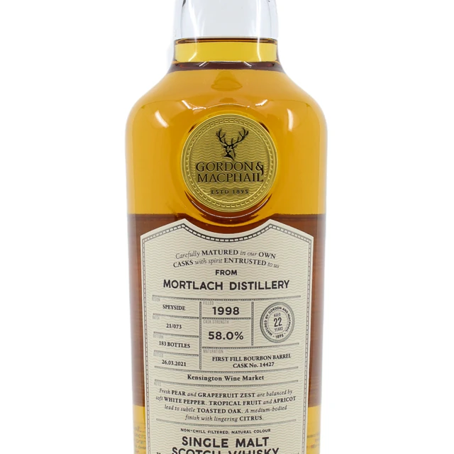 Mortlach 1998 22 Year Connoisseurs Choice Cask Strength (Gordon & MacPhail)