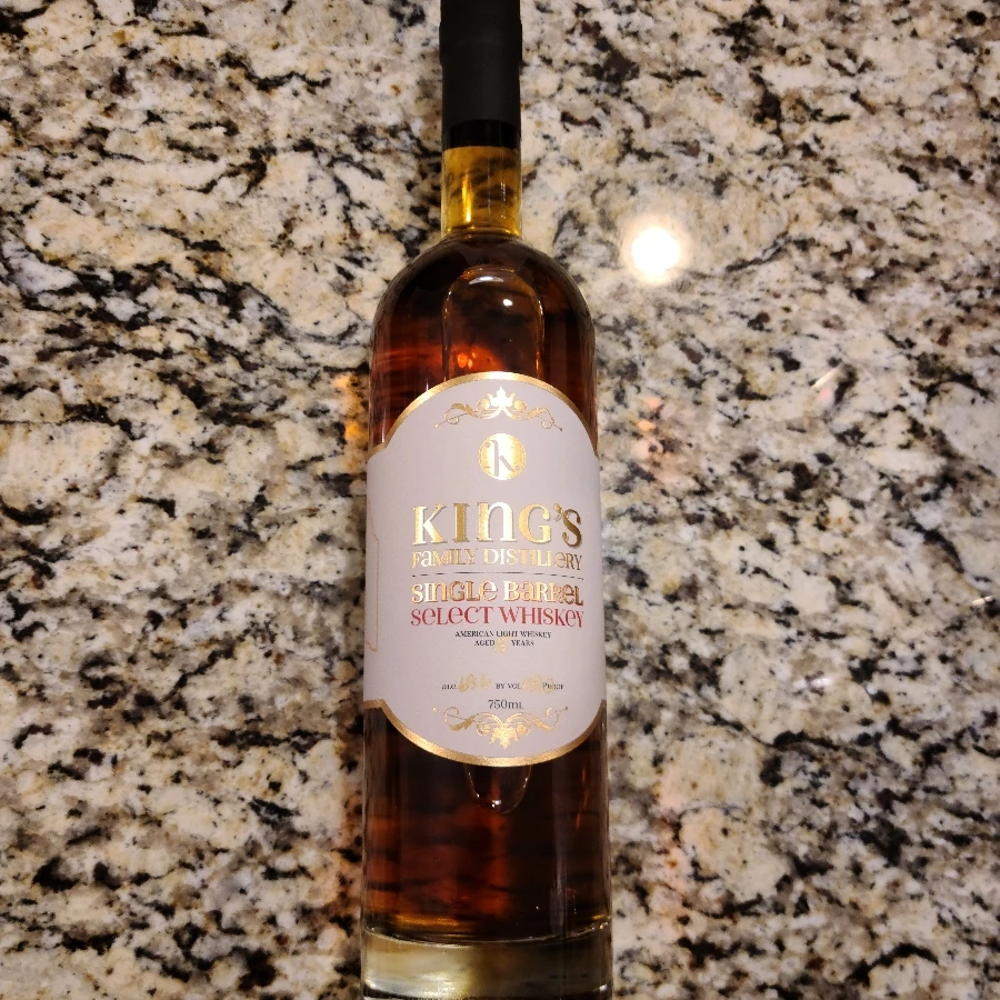King's Family Distillery Single Barrel Select Light Whiskey