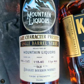 Rare Character Single Barrel Cask Strength (Mountain Liquors, HRK-195)