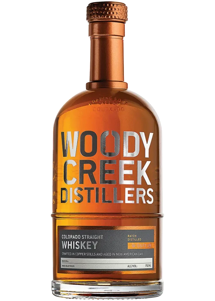 Woody Creek Co Straight Whiskey Brlsel