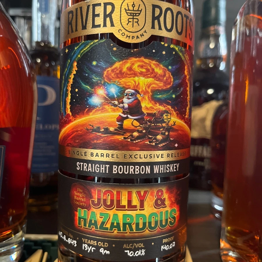 River Root straight bourbon, whiskey, exclusive, Jolly & Hazardous