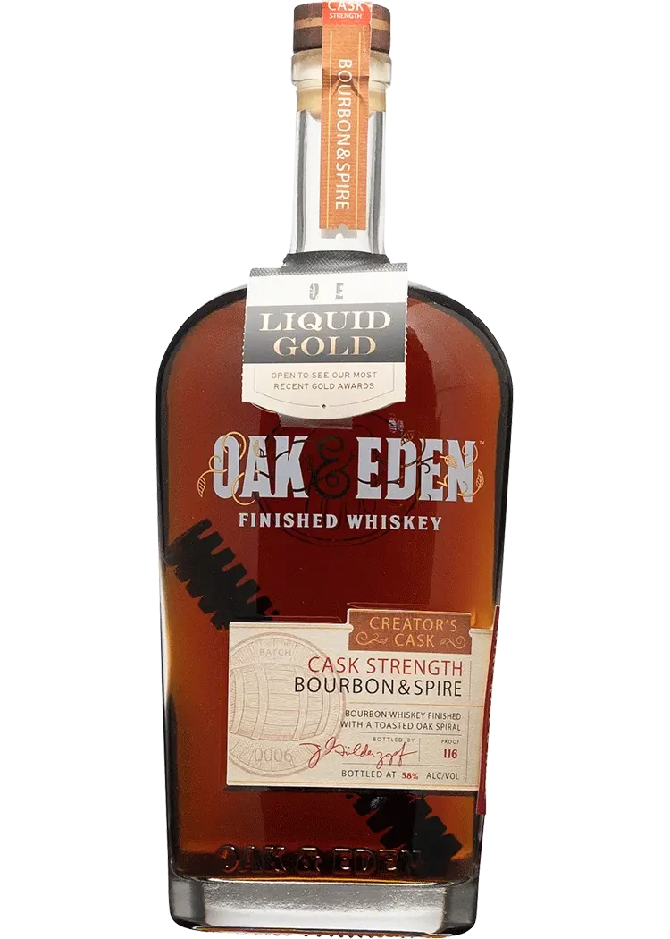 Oak Eden Toasted Oak Bourbon Spire Cask Strength Bourbon