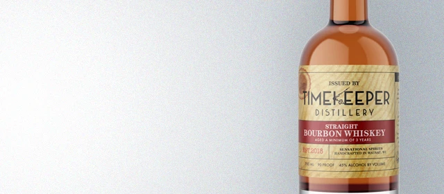 Timekeeper Straight Bourbon Whiskey