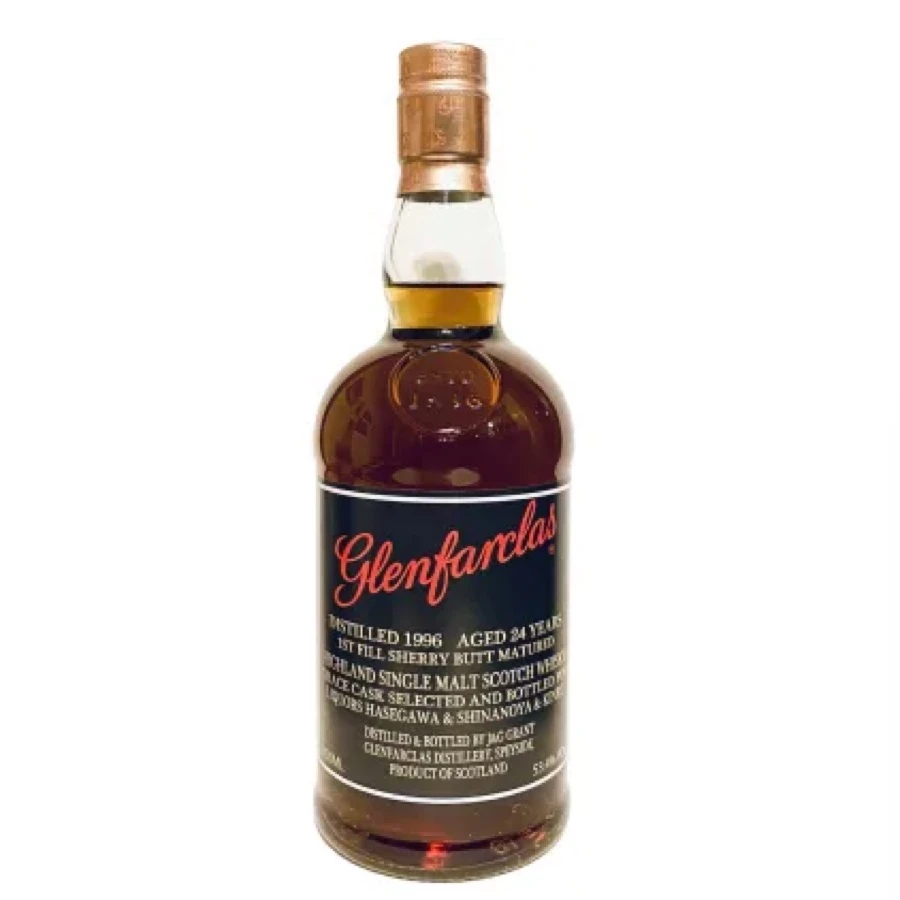 Glenfarclas 1996 24 year 1st fill Sherry Butt Grace cask for Liquor Hasegawa Kinko Shinanoya