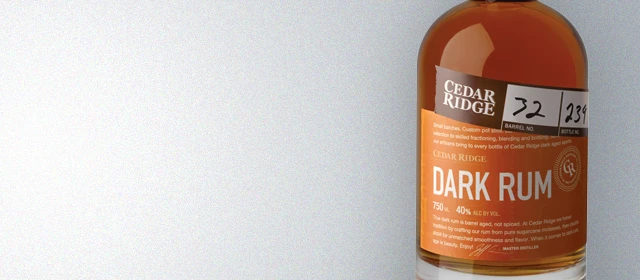 Cedar Ridge Dark Rum