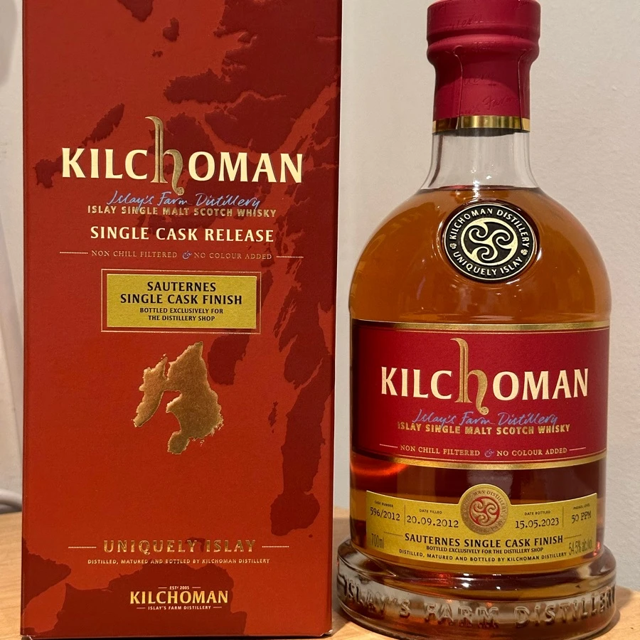 Kilchoman Sauternes Cask 596/2012