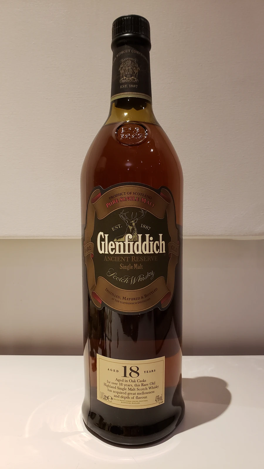 GLENFIDDICH 18 YEARS ANCIENT RESERVE