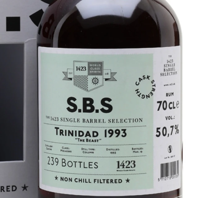 Caroni 1993 25 Year Single Barrel (1423 Single Barrel Selection)