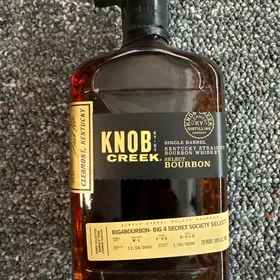 Knob Creek Single Barrel Select Bourbon Big 4 Bourbon