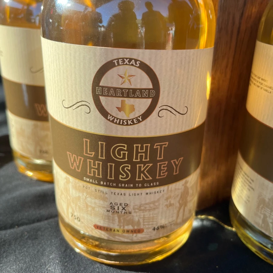 Texas Heartland Light Whiskey