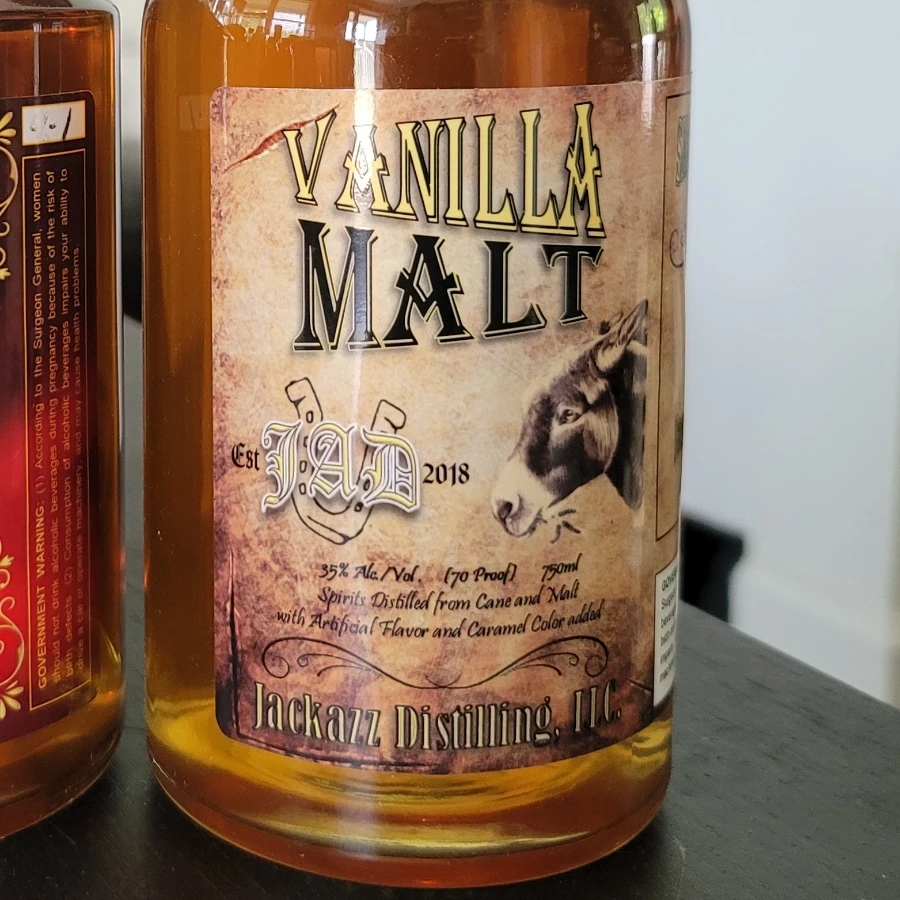 Jackazz Distilling Vanilla Malt Shine