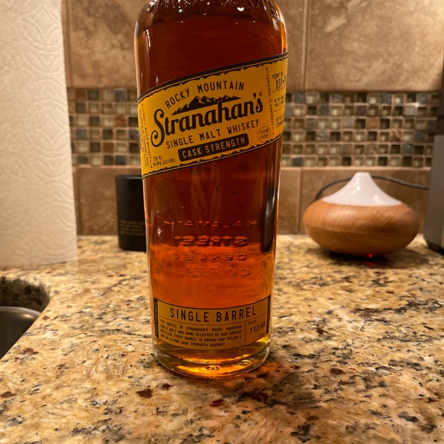 Stanahan's Single Malt Single Barrel Cask Strength Whiskey Liquor Cabinet Pick