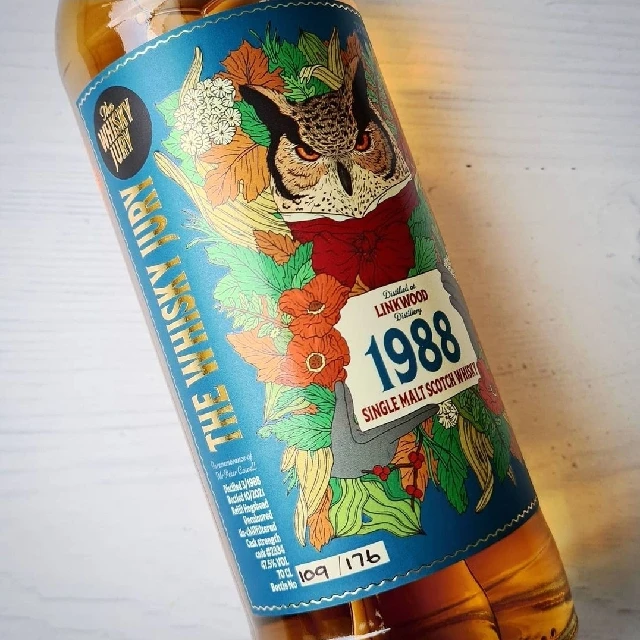 Linkwood 1988, 33 year old, The Whisky Jury, the Owl label