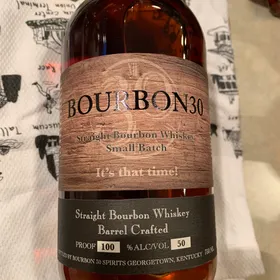 Bourbon30 Straight Bourbon Whiskey Small Batch