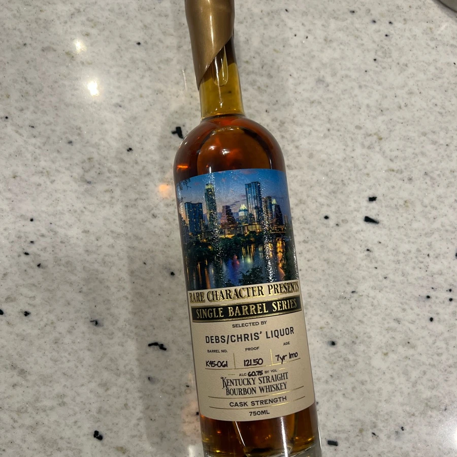 RARE CHARACTER SINGLE BARREL Selected by DEBS/CHRIS' LIQUOR