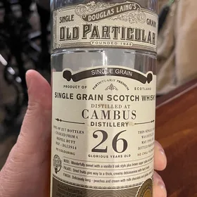Cambus Douglas Laings Old Particular 26 Year Single Grain Scotch Whisk