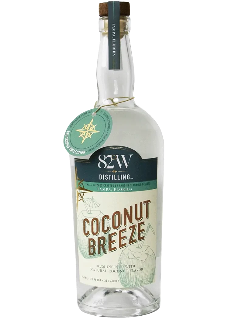 82 West Coconut Breeze Rum