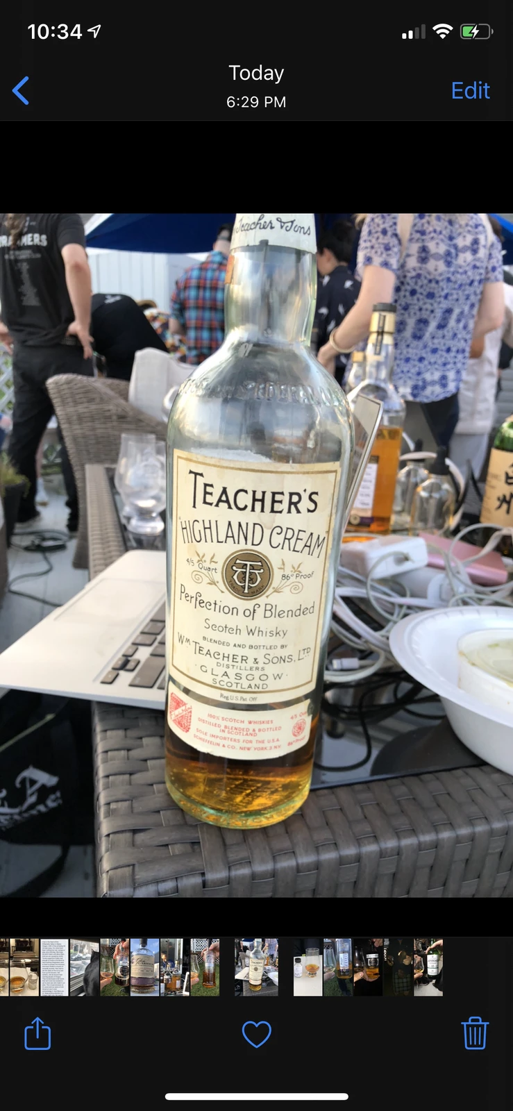 Teacher's Highlands Cream (1940s)