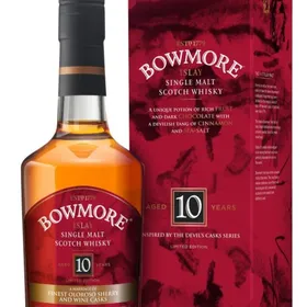 Bowmore 10 Year A Marriage of Finest Oloroso Sherry and Wine Casks