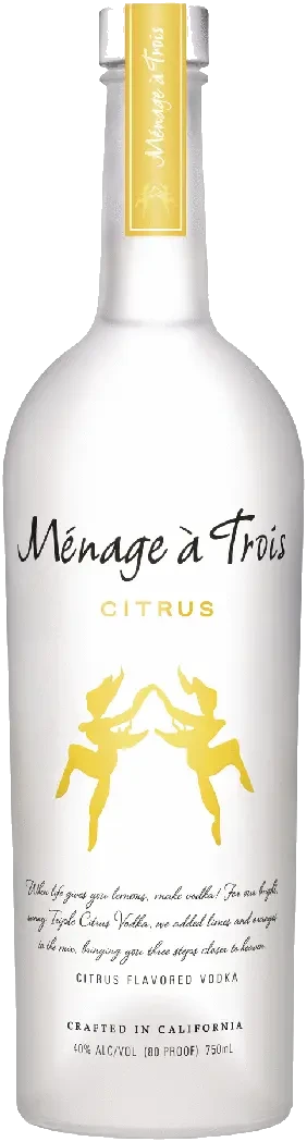 Menage A Trois Triple Citrus Vodka