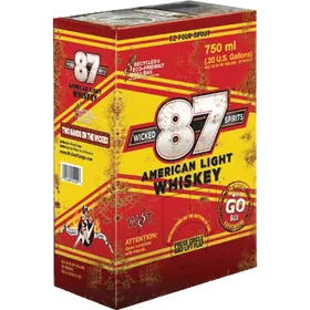 Wicked 87 American Whiskey Go Box