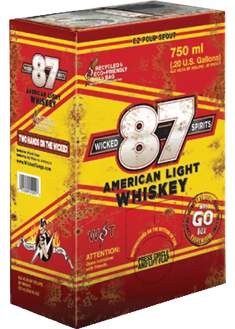 Wicked 87 American Whiskey Go Box