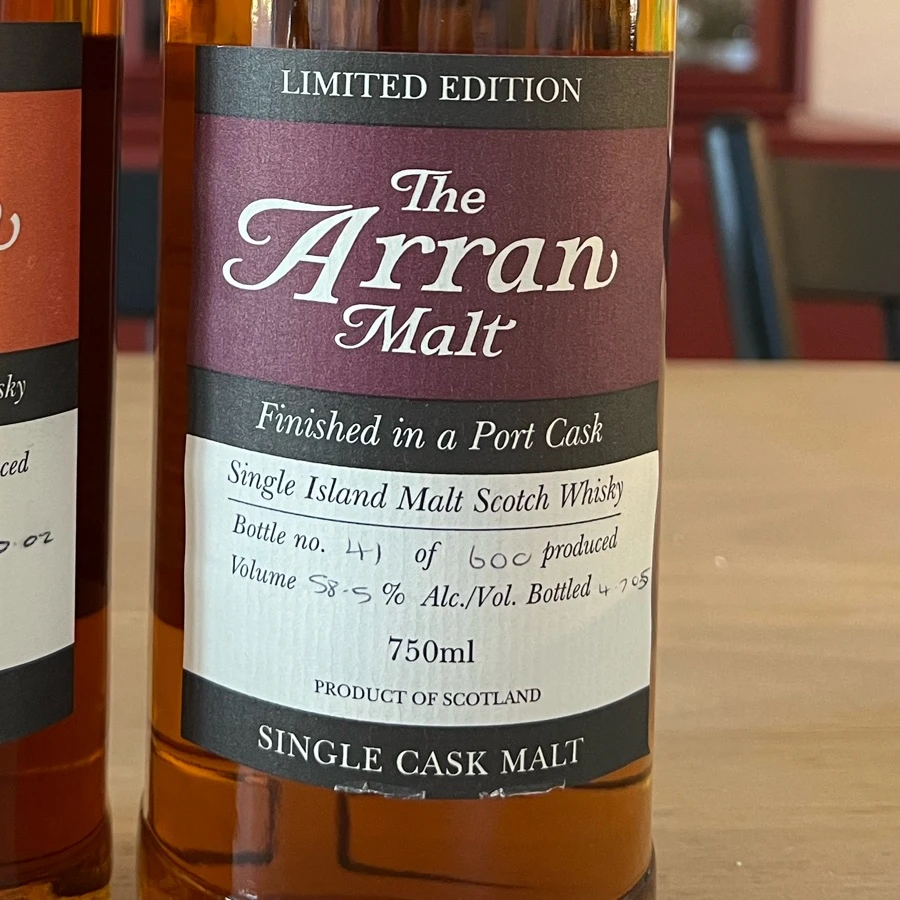 Arran Limited Edition Single Cask Port