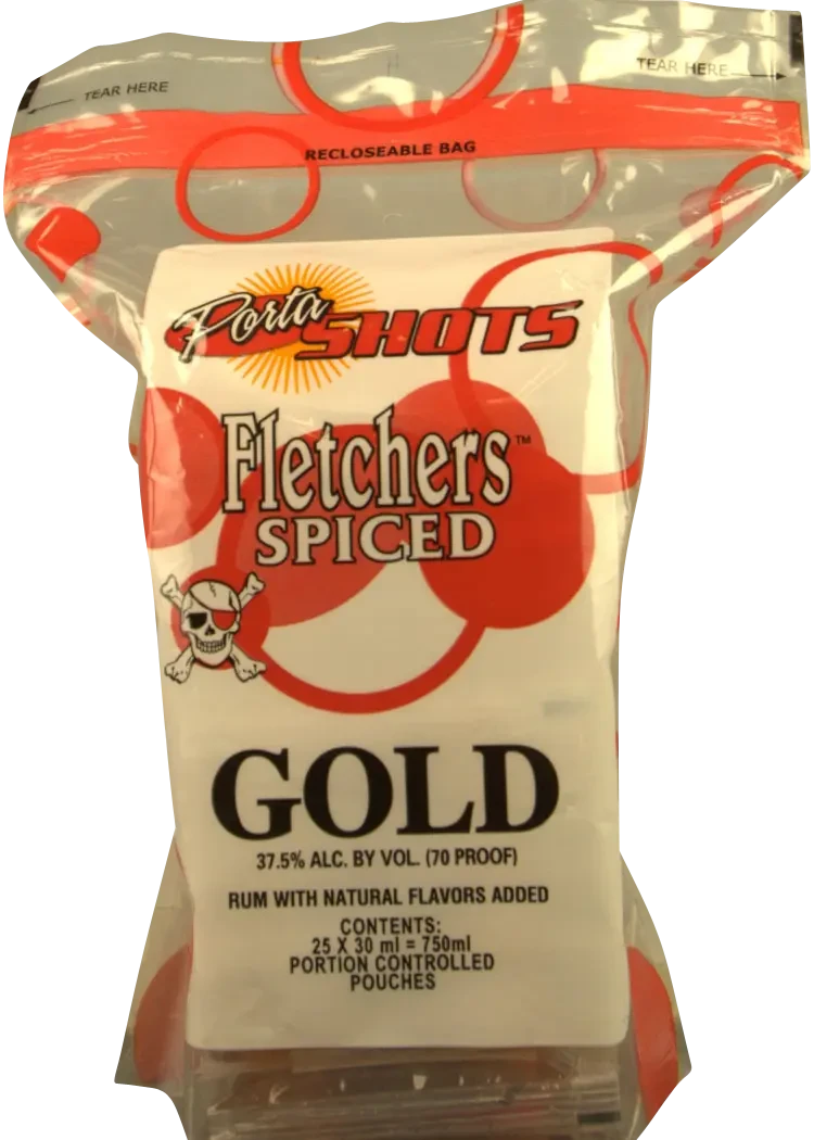 Portashots Spiced Gold Rum