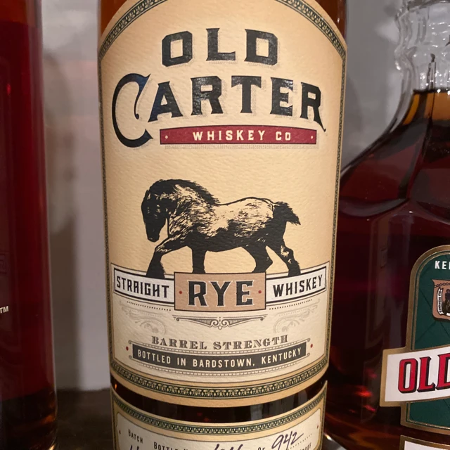 Old Carter Straight Rye Batch 4 (2019 Release)
