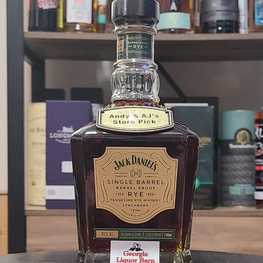 Jack Daniel's Single Barrel Barrel Proof Rye (Andy & AJ's Store Pick - Georgia Liquor Barn)